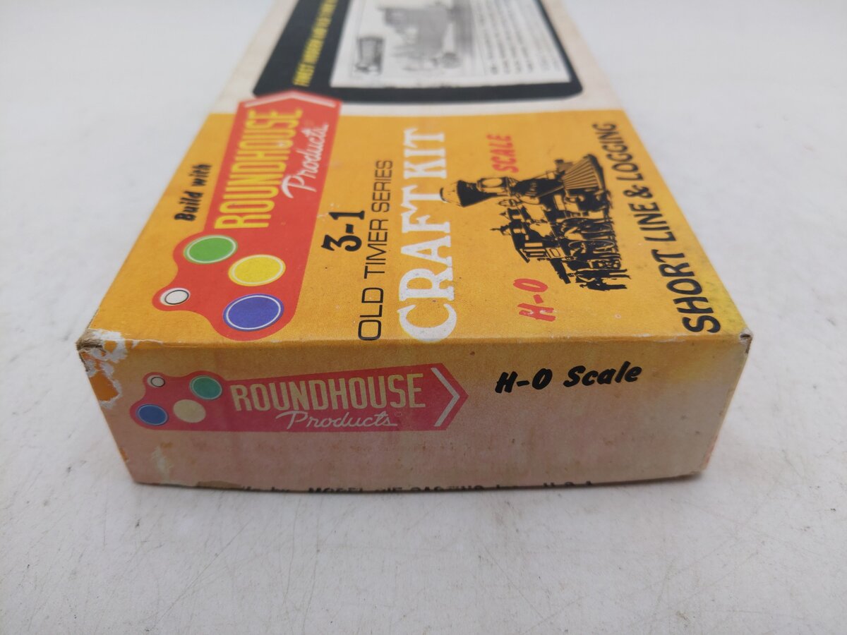 Roundhouse 1516 HO Scale Undecorated Jordan Spreader Snow Crab & Tool Car Kit EX/Box