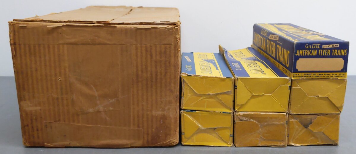 American Flyer K5352W Vintage S Pacemaker Set: 326 928 936 937 946 925 930 VG/Box