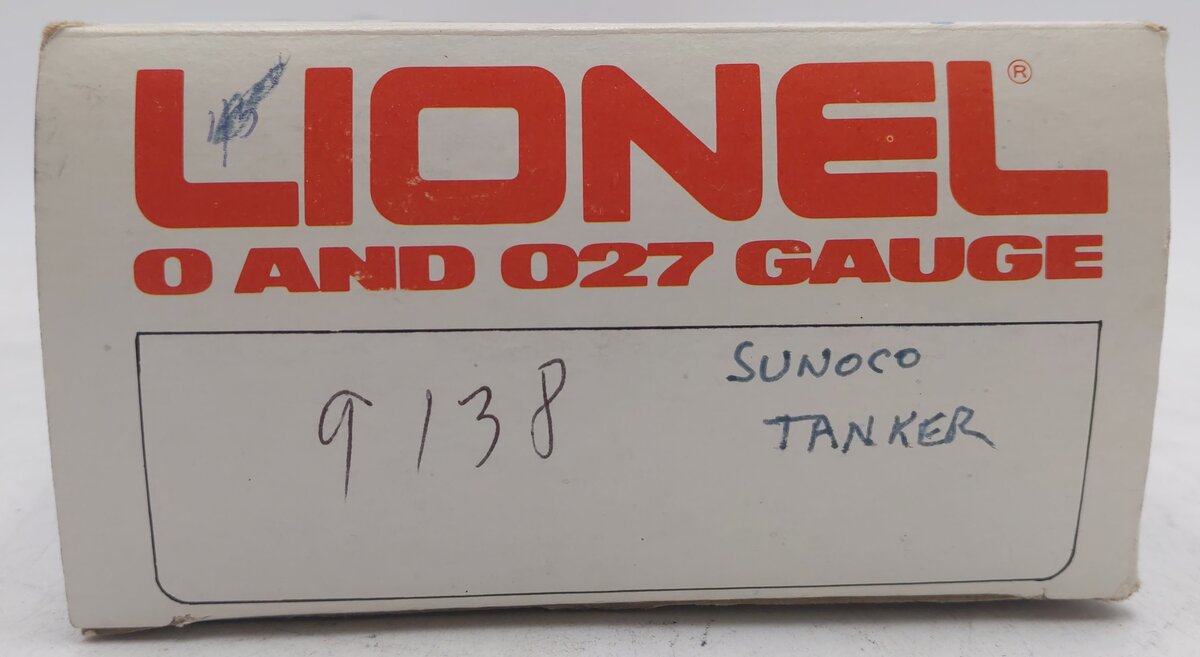 Lionel 6-9138 O Gauge Sunoco Triple Dome Black Tank Car EX/Box