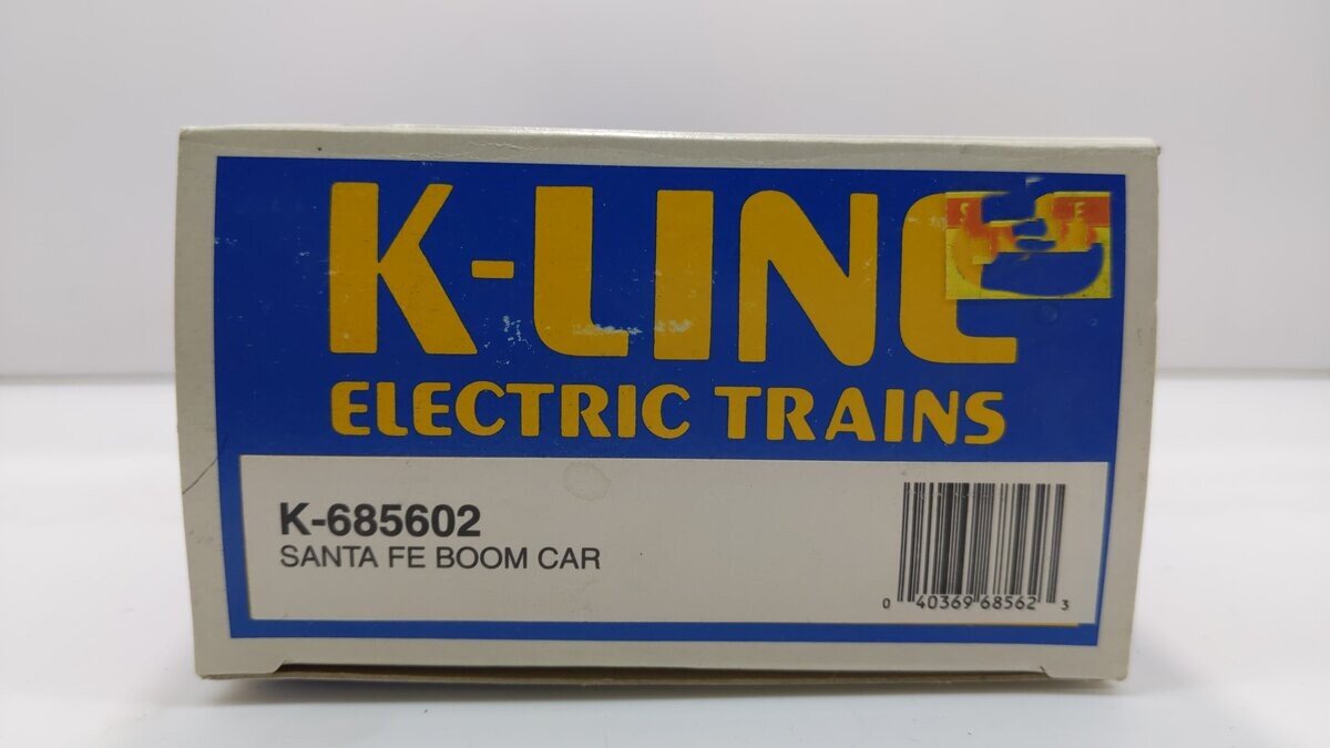 K-Line K-685602 O Gauge Atchison, Topeka & Santa Fe Boom Car EX/Box