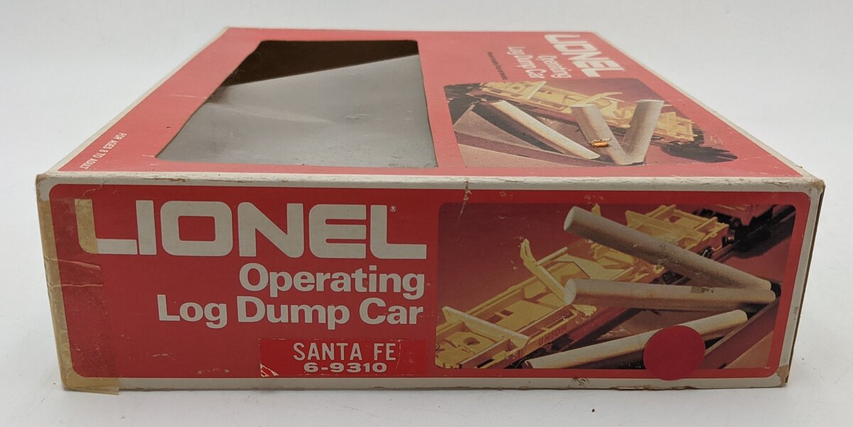 Lionel 6-9310 O Gauge AT&SF Operating Log Dump Car LN/Box