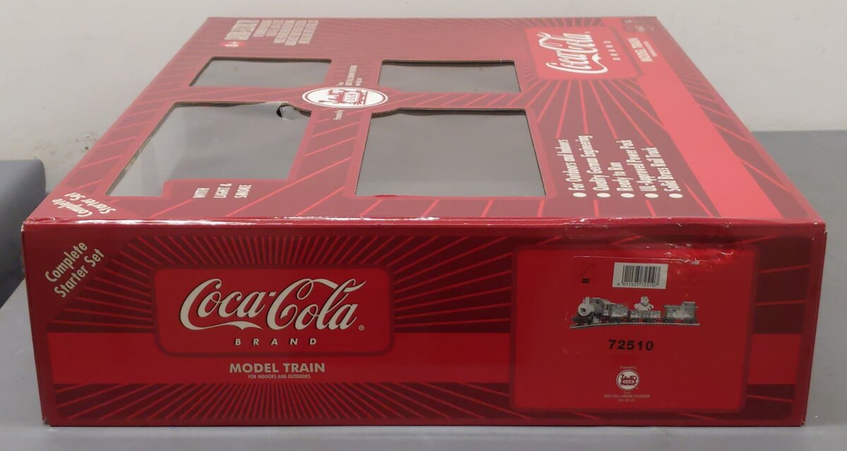 LGB 72510 G Gauge Coca-Cola "Red Trunk" Christmas Steam Train Super Set EX/Box
