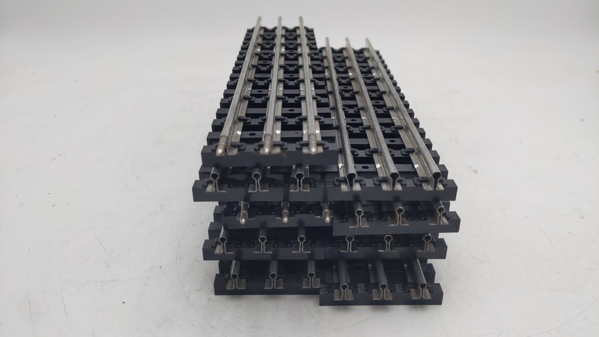K-Line O Gauge Super K 10" Straight Track Sections (9) VG