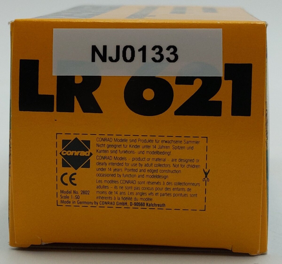 Conrad 2802 1:50 Diecast Liebherr 621 Bulldozer Model NIB