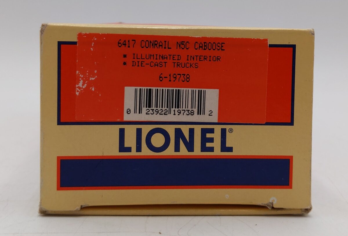 Lionel 6-19738 Conrail N5C Porthole Caboose LN/Box