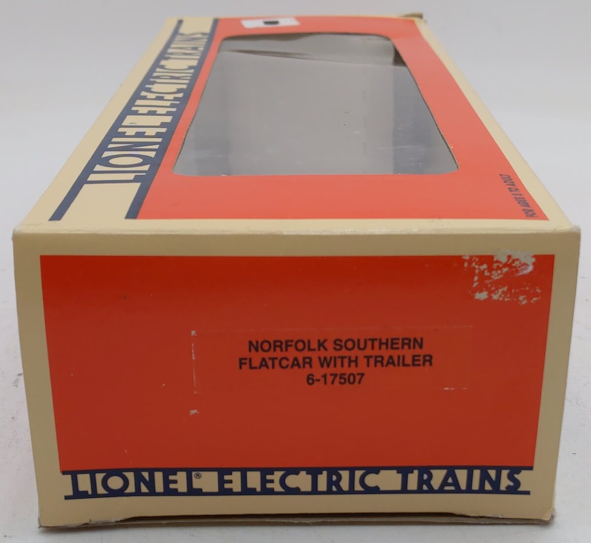 Lionel 6-17507 O Gauge Norfolk Southern Flatcar w/ Triple Crown Trailer #410004 LN/Box
