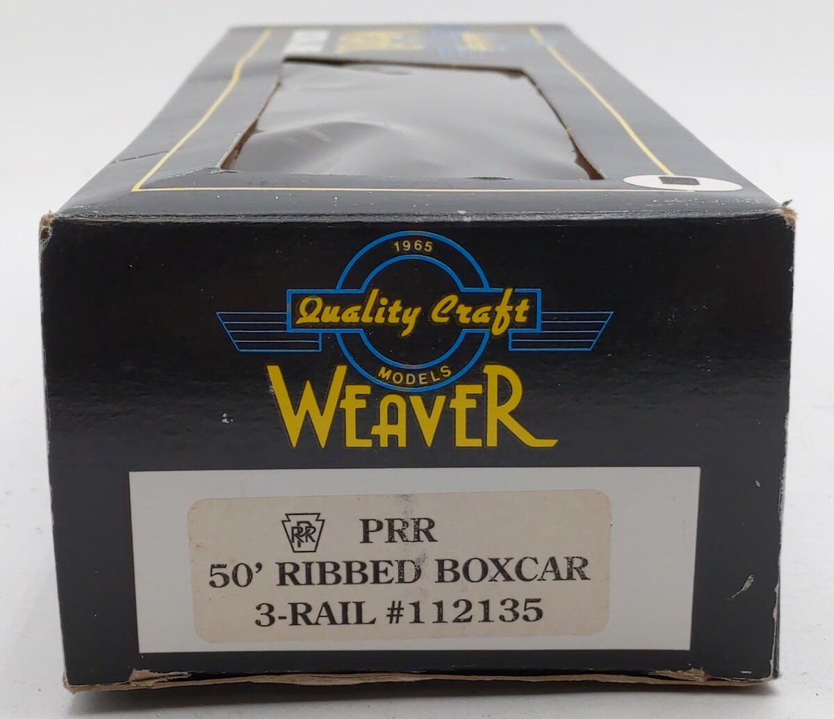 Weaver 112135 O Gauge Pennsylvania Railroad Ribbed 50' Boxcar (3-Rail) LN/Box