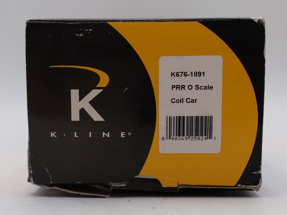 K-Line K676-1891 O Gauge Pennsylvania Coil Car #387009 LN/Box