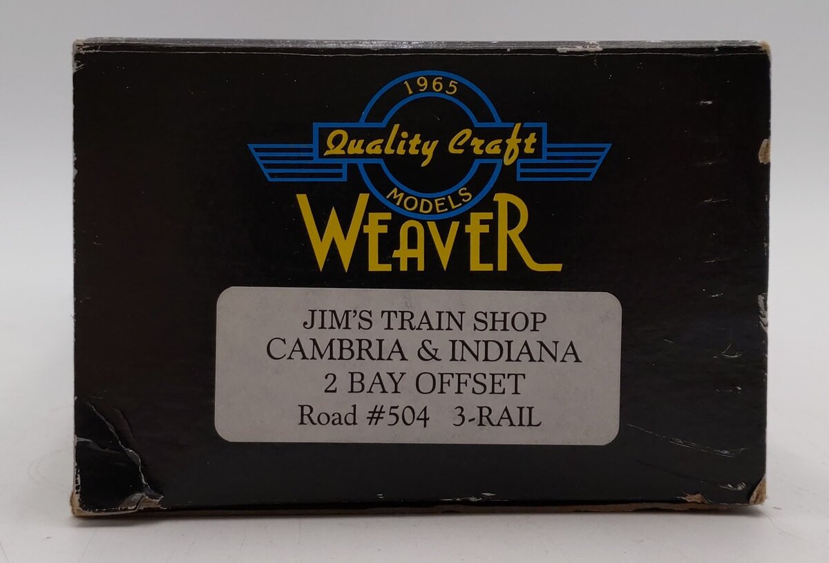 Weaver O Scale C&I 2-Bay Offset Side Coal Hopper #504 LN/Box