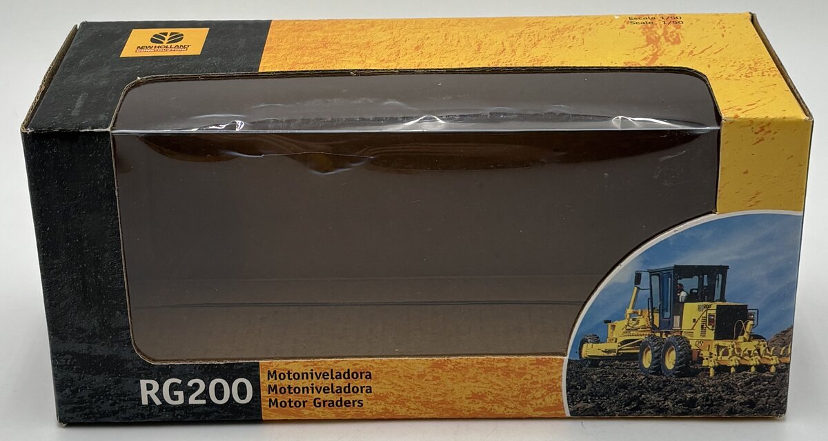 New Holland BNHC0003 1:50 RG200 Motor Grader Diecast EX/Box