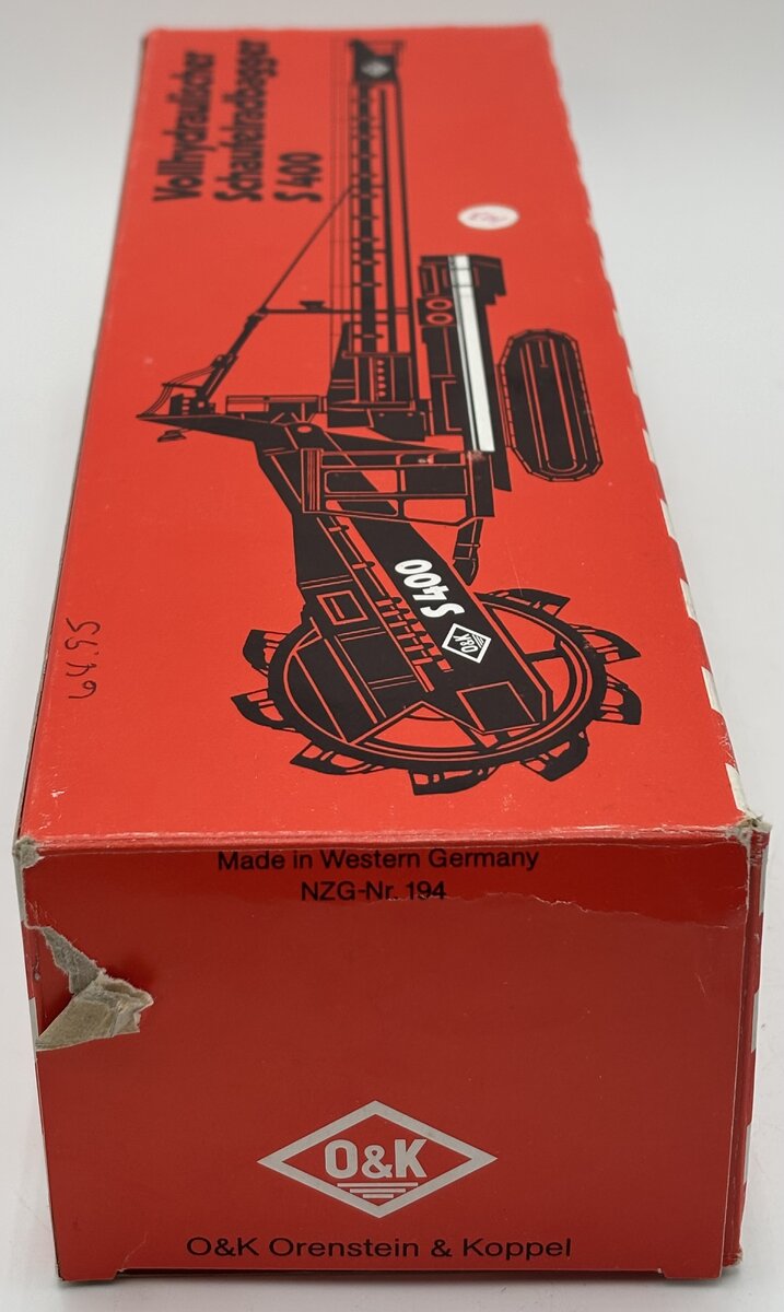 NZG 194 1:100 Scale Die-Cast O&K SH400 Bucket Wheel Excavator/Schaufelradbagger EX/Box