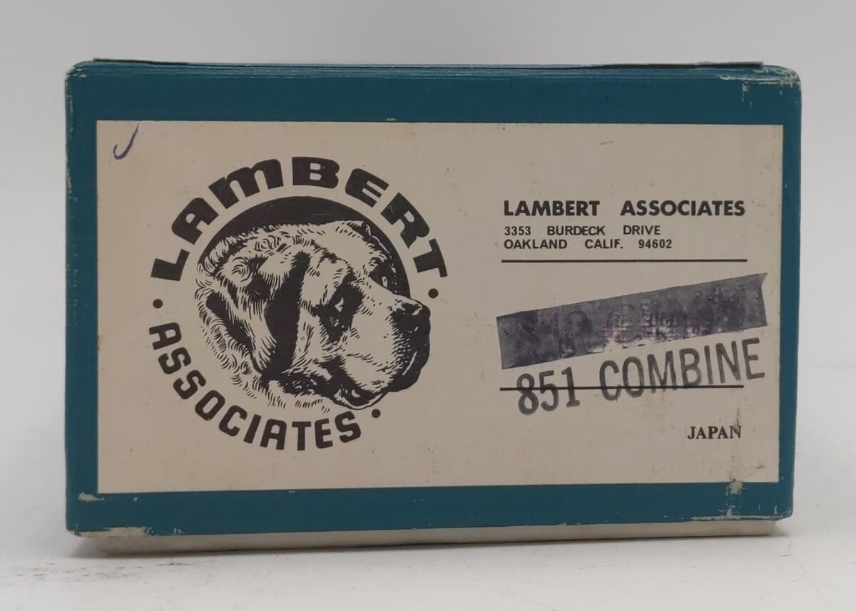 Lambert 851 HO Scale BRASS Combine Passenger Car - Unpainted EX/Box