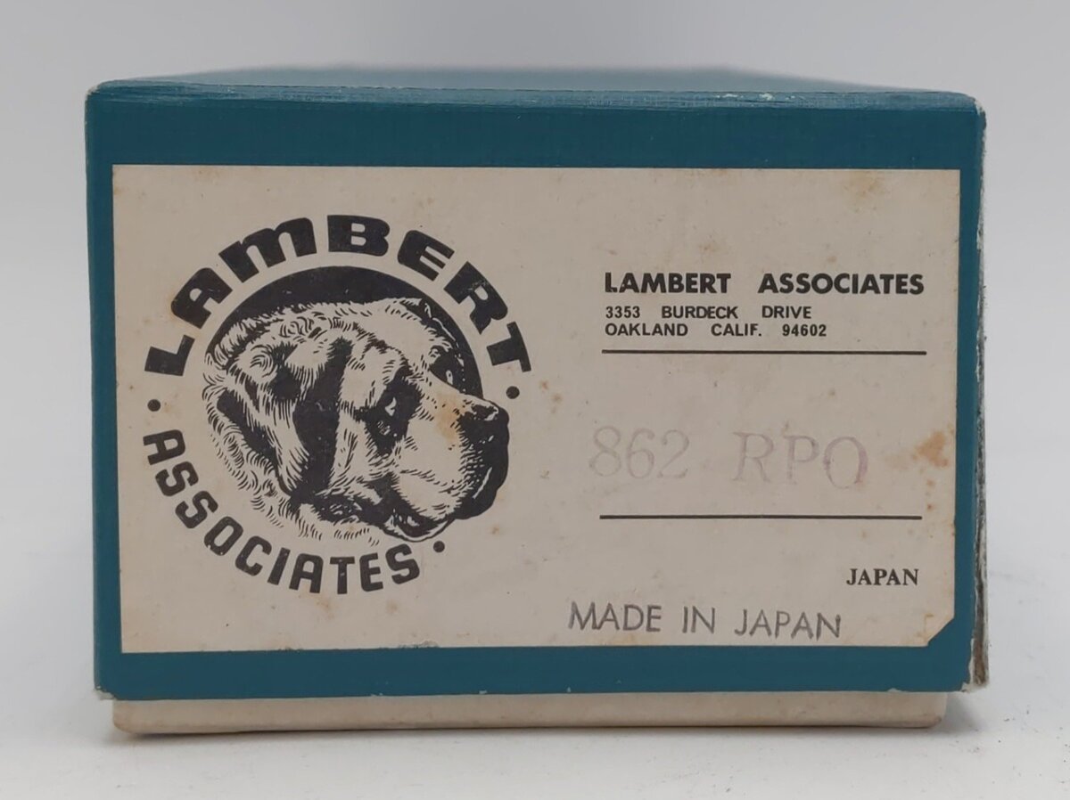 Lambert 862 HO Brass RPO Passenger Car - unpainted EX/Box