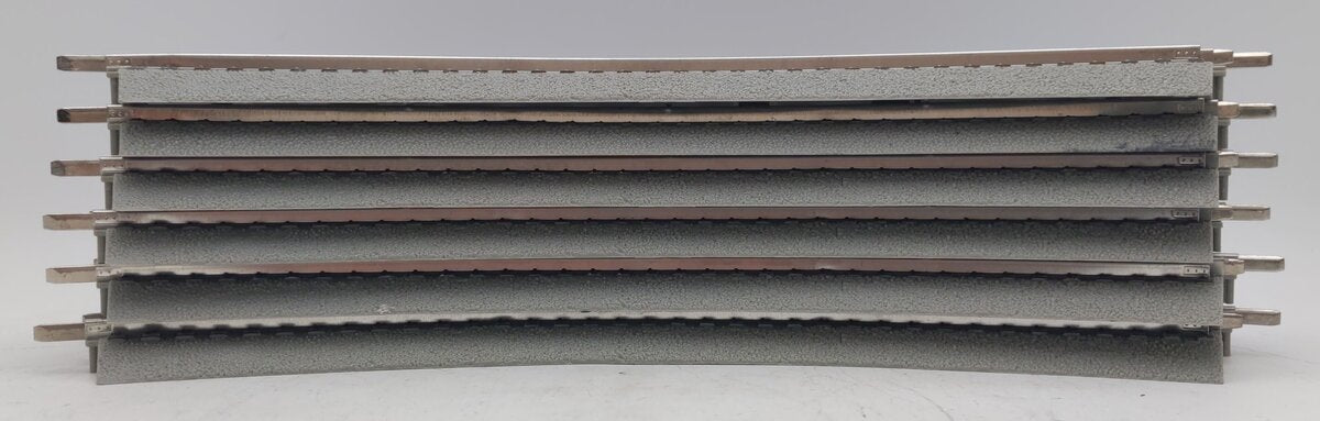 Lionel 6-12015 FasTrack O36 45-Degree Curved Track (6) EX