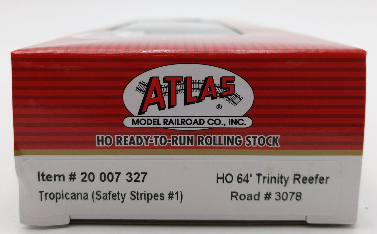 Atlas 20007327 HO Scale Tropicana Trinity 64' Reefer Car #3078 LN/Box