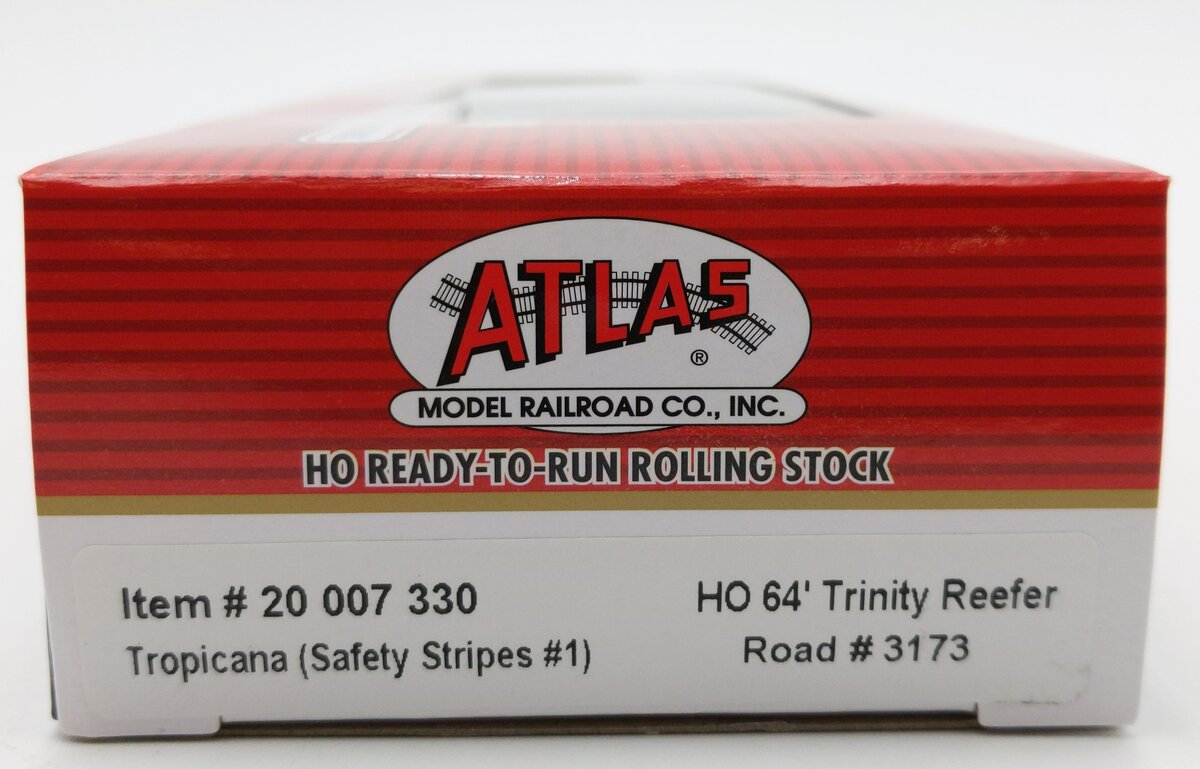 Atlas 20007330 HO Scale Tropicana Trinity 64' Reefer Car #3173 LN/Box