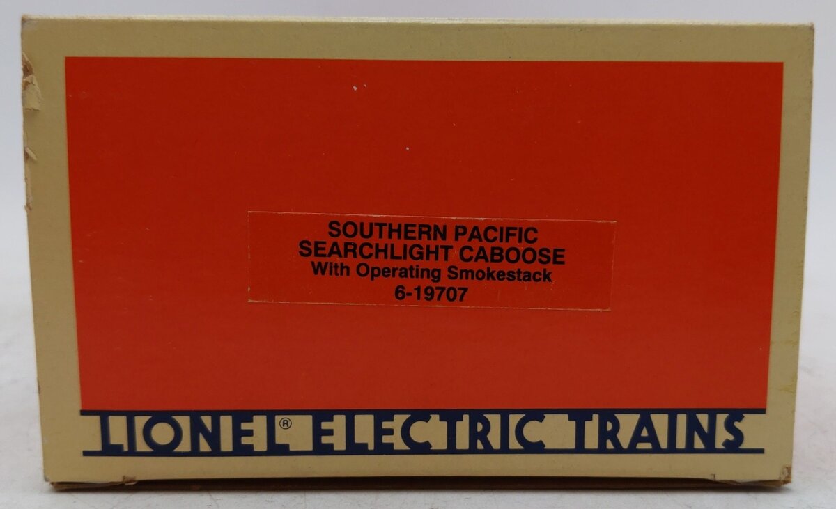 Lionel 6-19707 O Gauge Southern Pacific Searchlight Work Caboose #19707 EX/Box