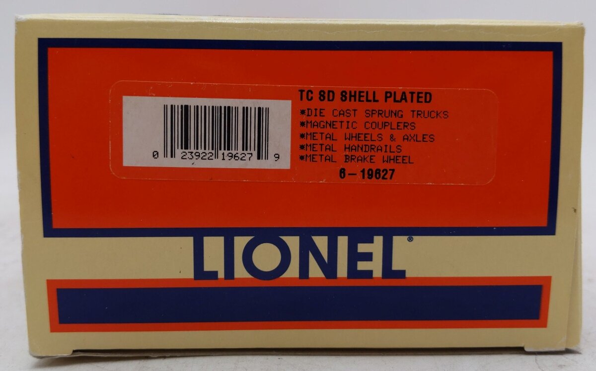 Lionel 6-19627 O Gauge Shell Single Dome Chrome Plated Tank Car #1227 EX/Box