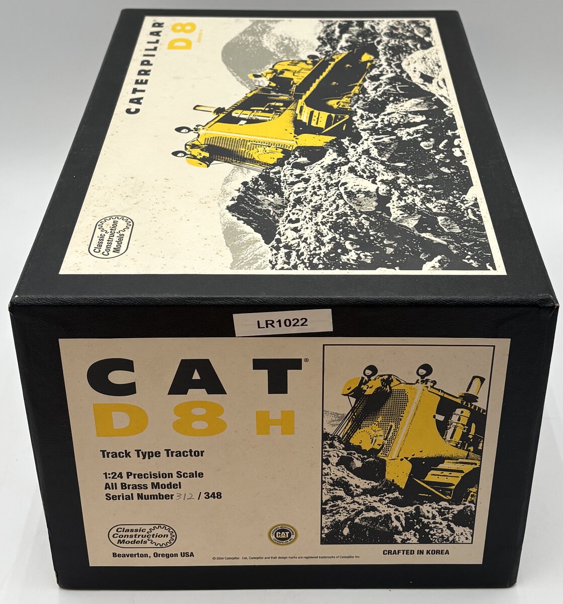 CCM 1:24 Scale BRASS CAT D8 Series H Track-Type Tractor LN/Box
