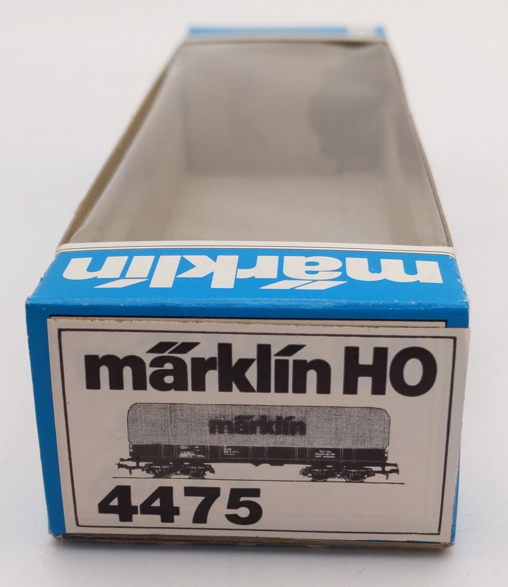 Marklin 4475 HO Scale DB Low-Side Gondola w/Canvas Covered Load EX/Box