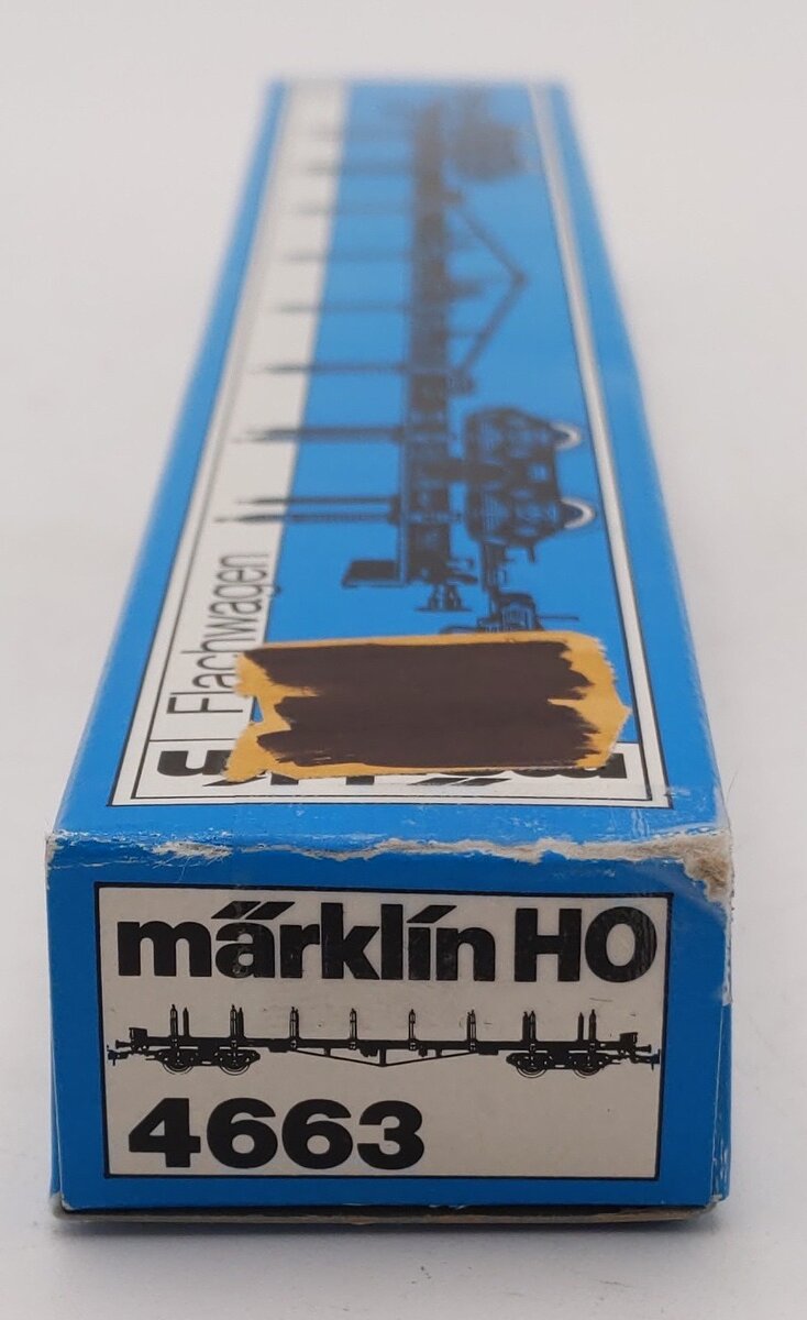 Marklin 4663 HO Scale DB Flatcar EX/Box