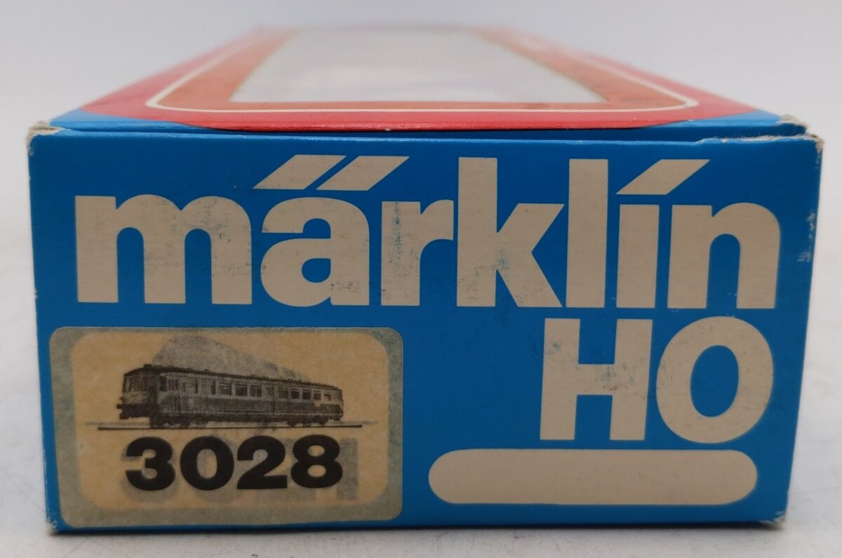 Marklin 3028 HO Scale Motorized Passenger Car #2 EX/Box