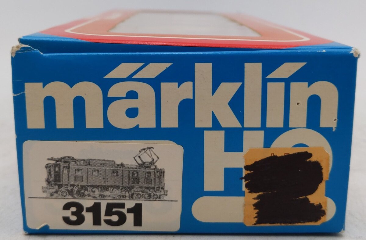 Marklin 3151 HO Scale SBB AE 3/6 Electric Locomotive #10460 EX/Box