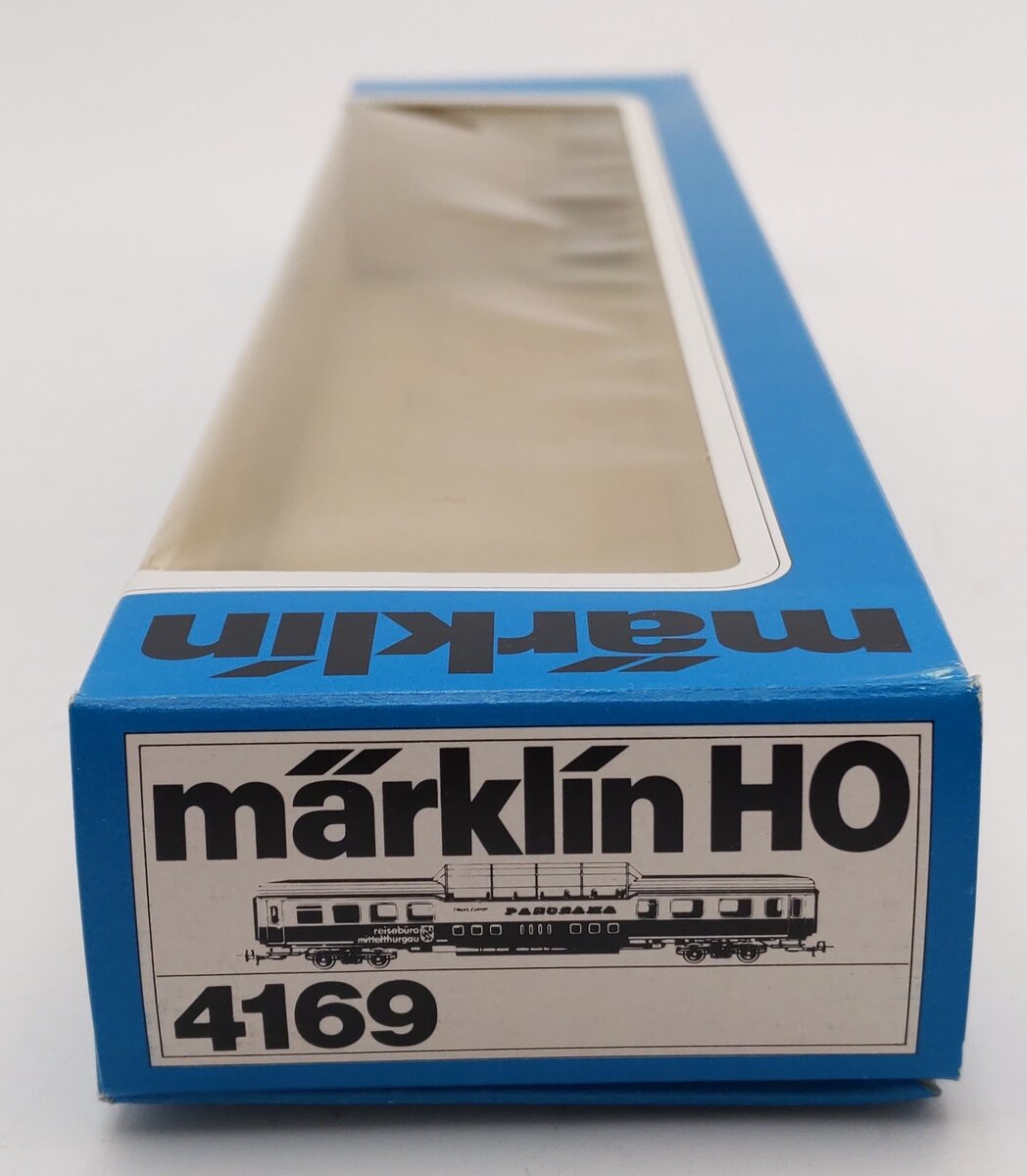 Marklin 4169 HO Scale Trans-Europ Panorama Vista Dome Car EX/Box