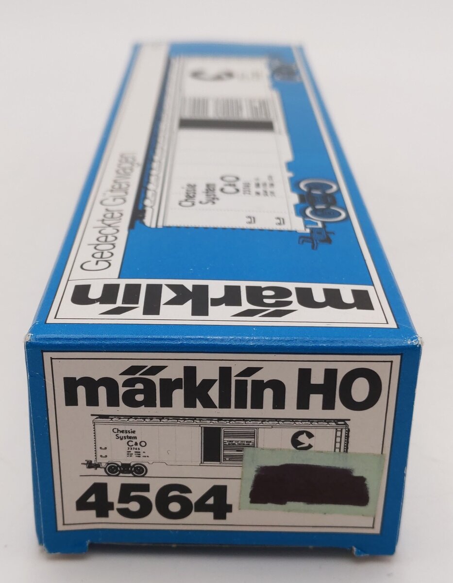 Marklin 4564 HO Scale Chesapeake & Ohio Boxcar #23745 VG/Box