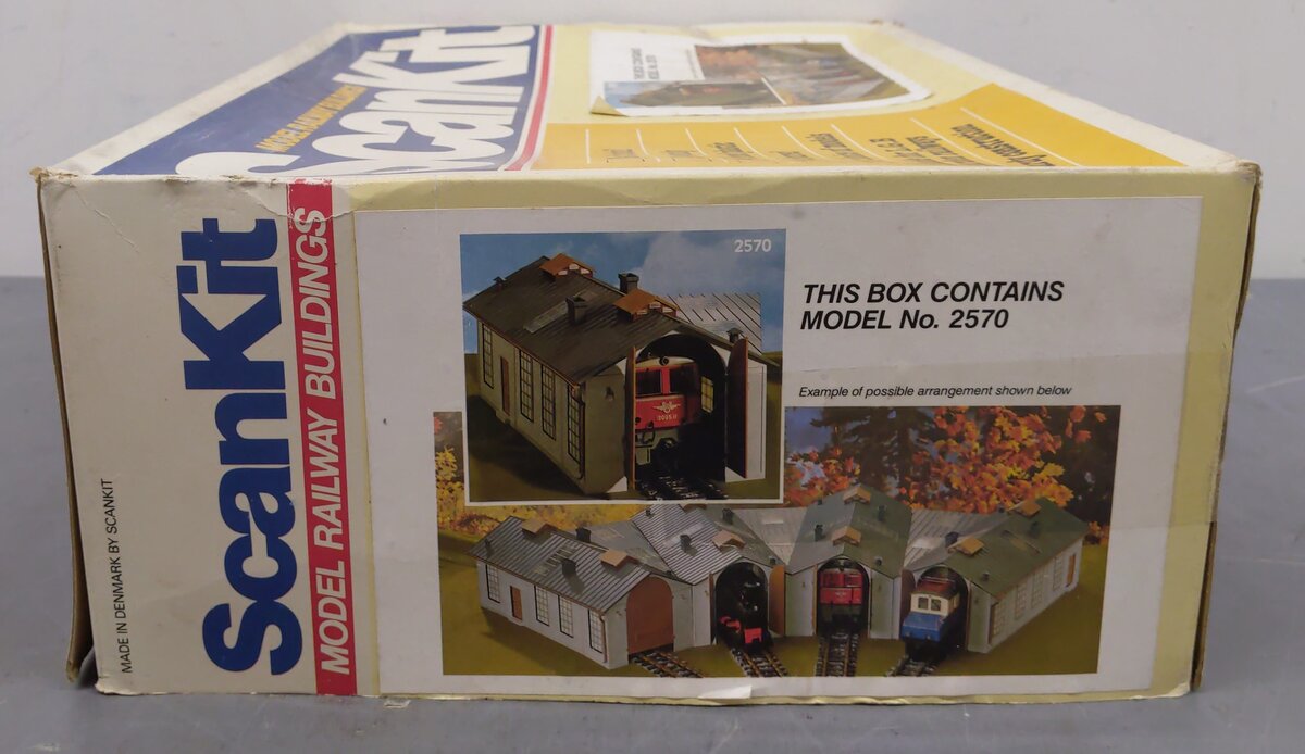 ScanKit 2570 G Scale Single Engine Shed Building Kit EX/Box