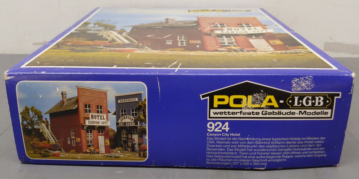 Pola 924 G Scale Hotel Canyon City Building Kit EX/Box