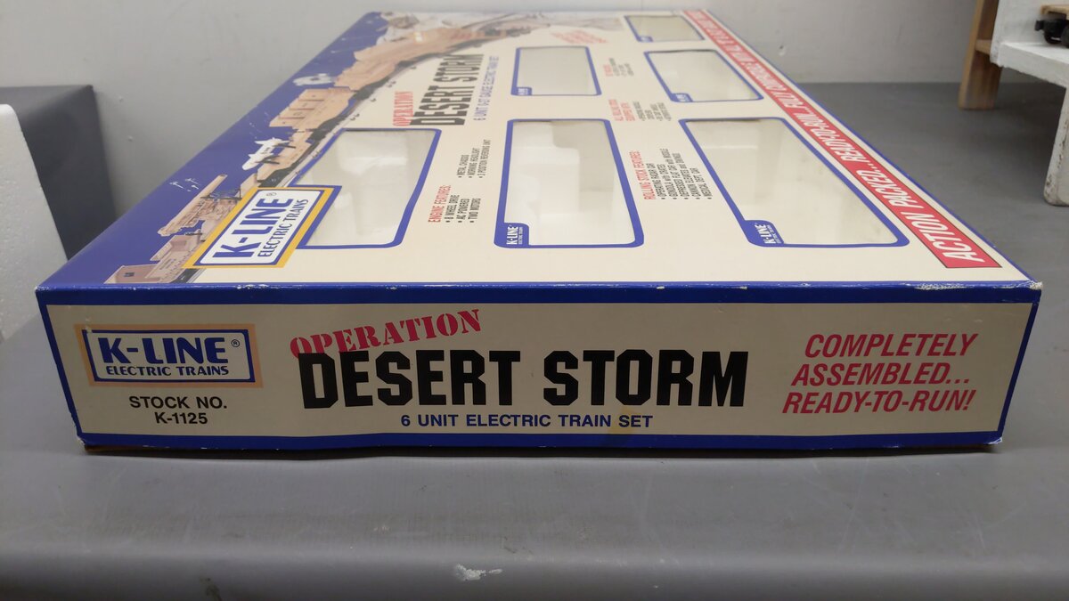 K-Line K-1125 Operation Desert Storm O Gauge Diesel Train Set EX/Box