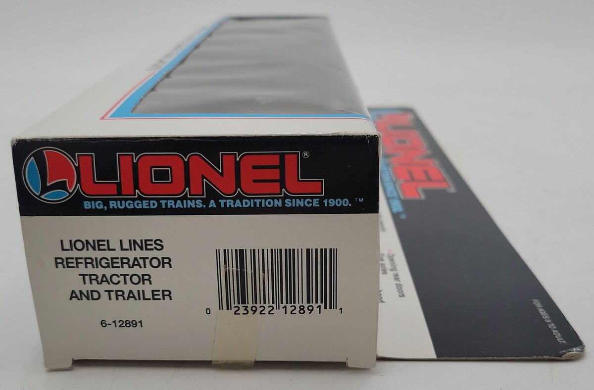 Lionel 6-12891 O Gauge Lionel Lines Refrigerator Tractor And Trailer EX/Box