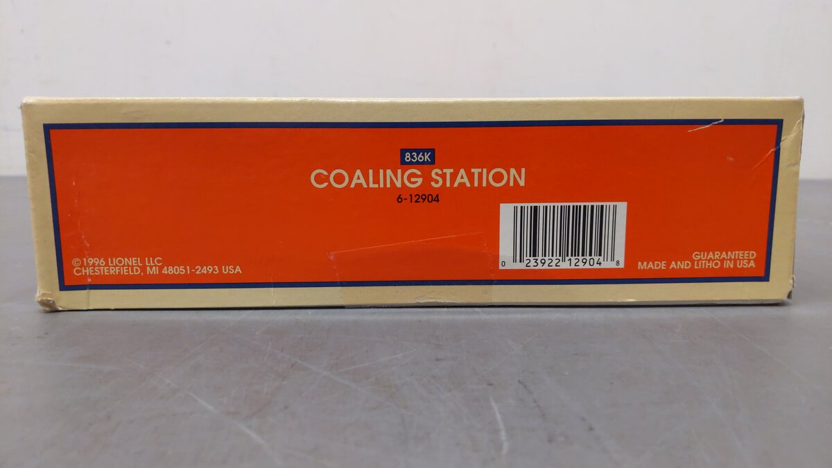 Lionel 6-12904 O And O27 Gauge Coaling Station Building Kit EX/Box