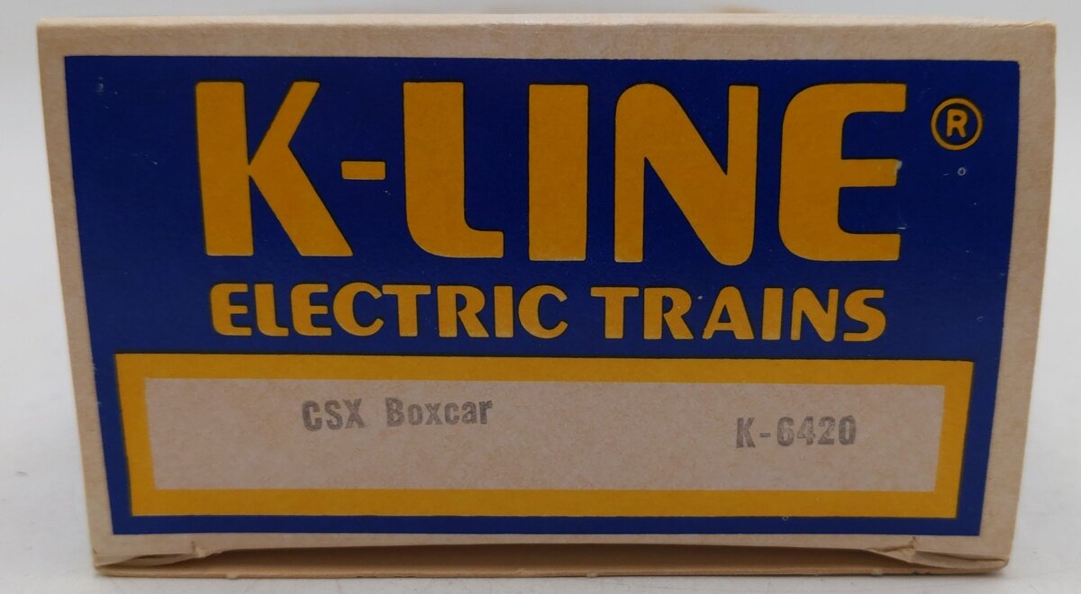 K-Line K6420 O Gauge CSX Boxcar EX/Box