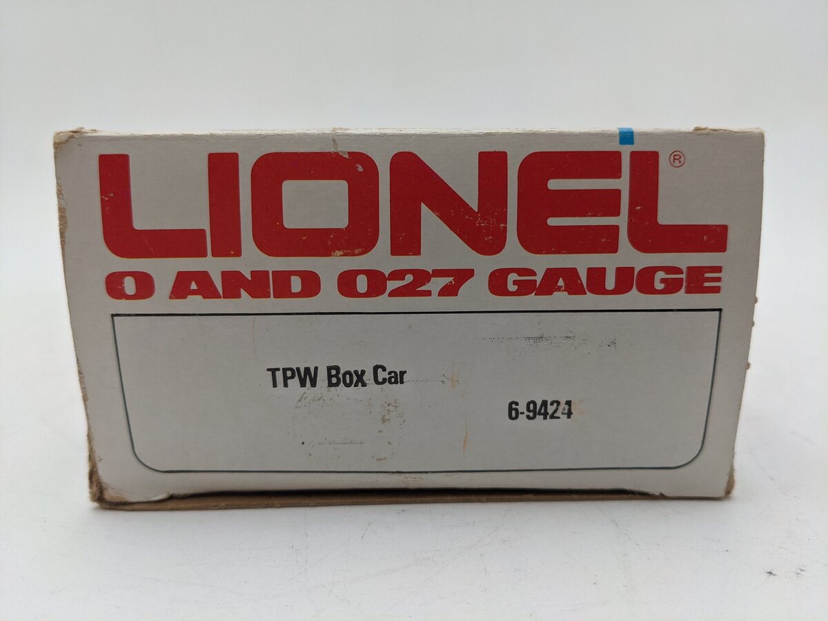 Lionel 6-9424 O Gauge Toledo, Peoria, & Western Boxcar EX/Box