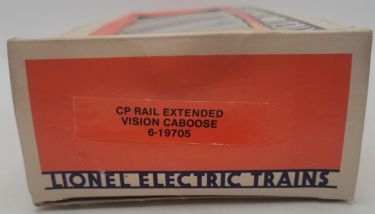 Lionel 6-19705 O Gauge CP Rail Extended Vision Caboose #19705 LN/Box