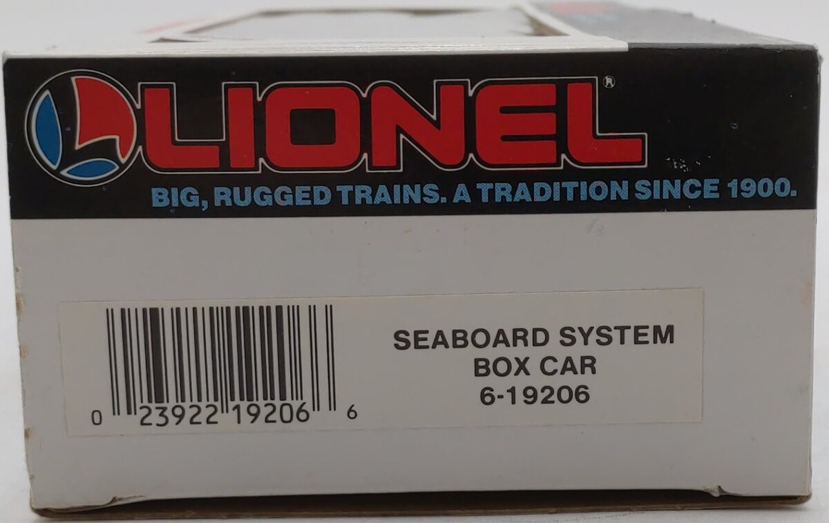 Lionel 6-19206 O Gauge Seaboard System Boxcar LN/Box