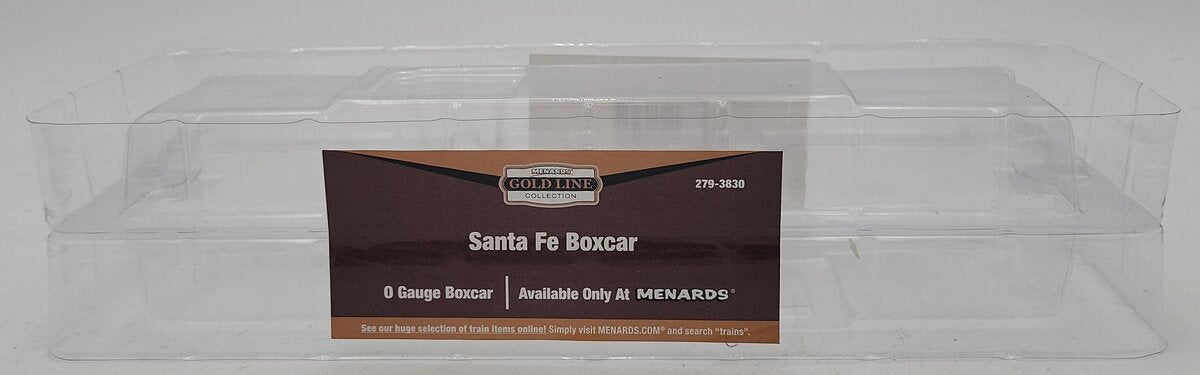 Menards 279-3830 O Gauge Santa Fe Boxcar #5537 NIB