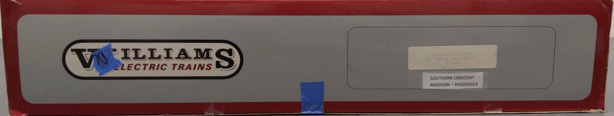 Williams 2404 O Scale Southern Crescent Madison 5 Car Set LN/Box