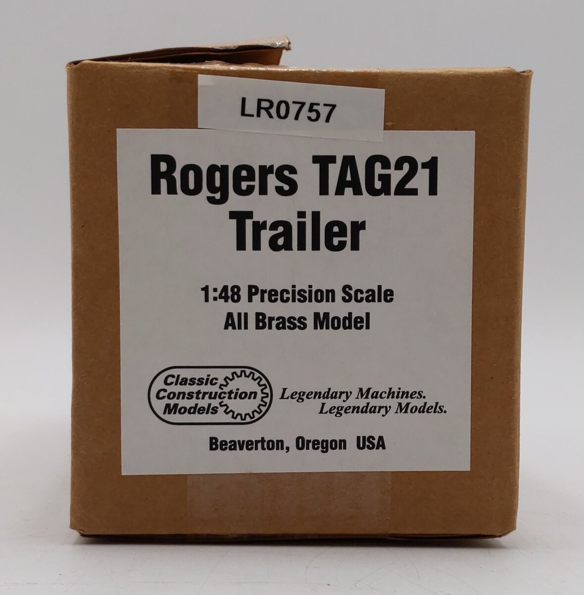 Classic Construction Models 1:48 Scale Diecast Rogers TAG21 Trailer EX