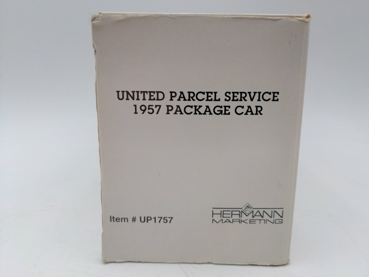 Hermann Marketing UP1757 1:28 Scale Diecast 1957 United Parcel Service Car EX/Box
