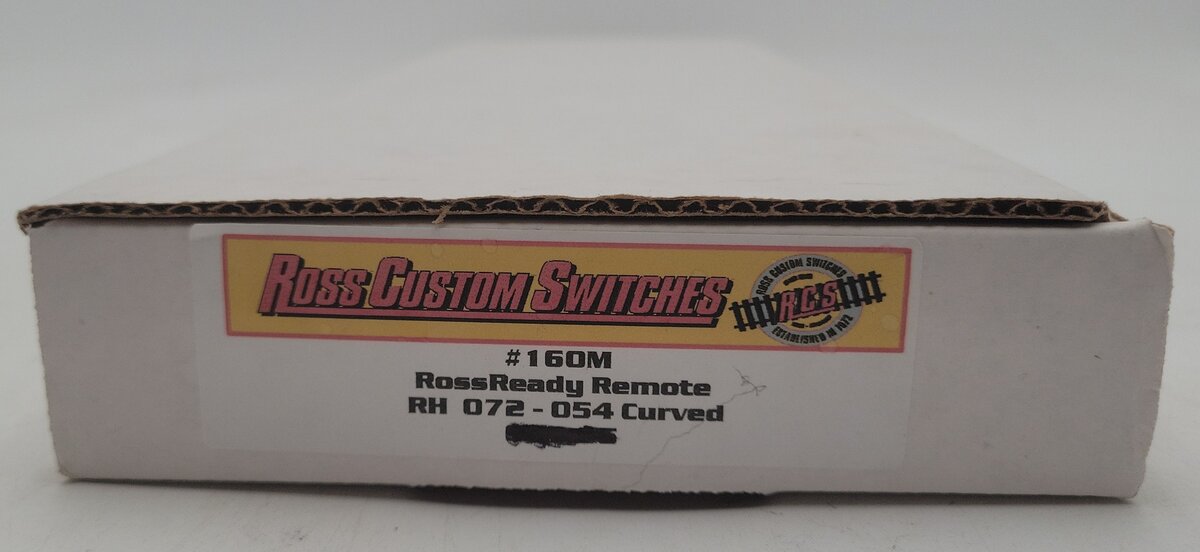 Ross 160M Right Hand Curved Switch Turnout with DZ-1000 VG/Box