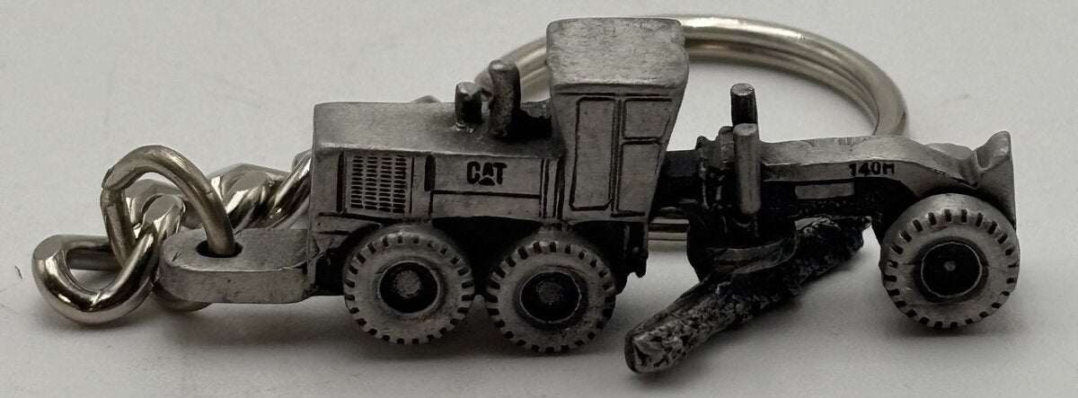 Precision Pewter-Craft 1:150 CAT 140H Motor Grader Key Chain Pewter Cast LN
