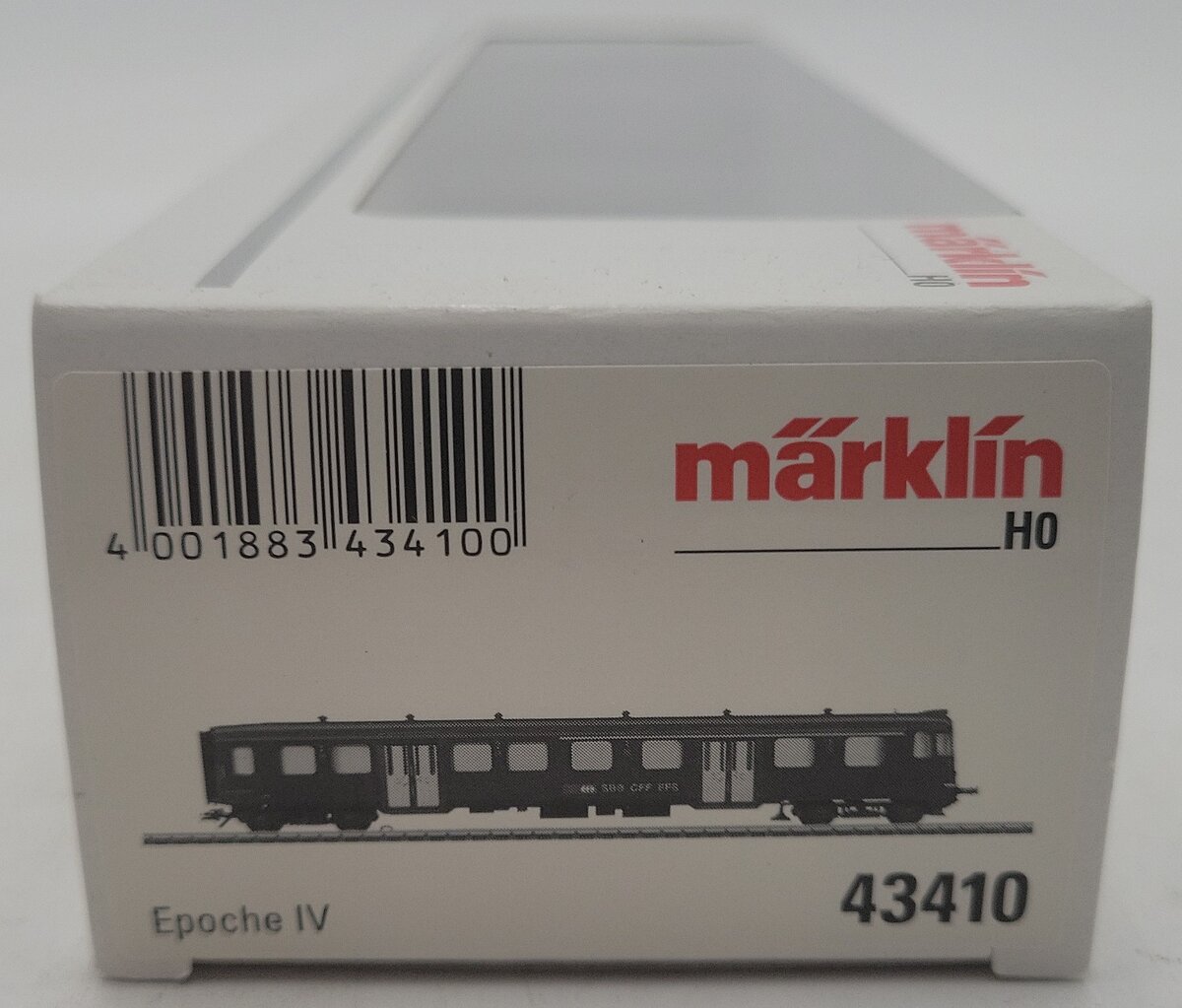 Marklin 43410 Swiss Federal Railways Lightweight Steel CabControl Car LN/Box