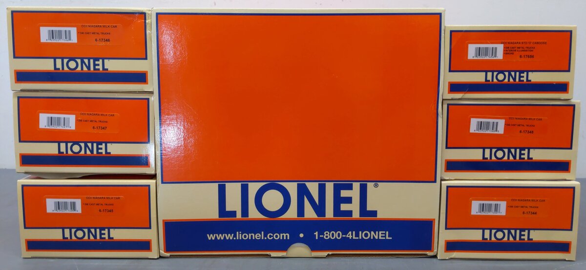 Lionel 6-31716 O Gauge Century Club II Niagara Milk Train Set EX/Box
