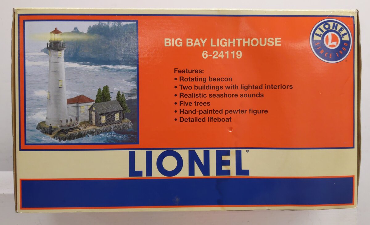 Lionel 6-24119 O Gauge Big Bay Lighthouse EX/Box