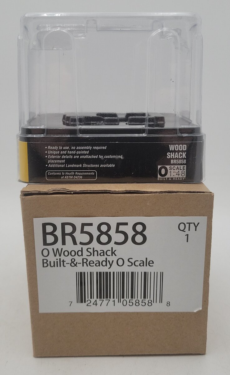 Woodland Scenics BR5858 O Scale Wood Shack LN/Box