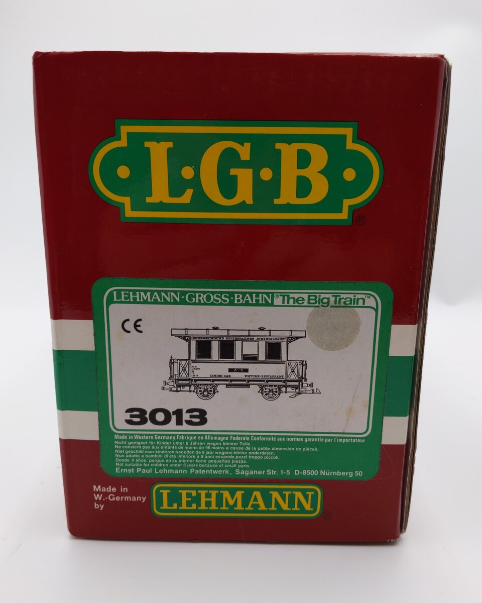 LGB 3013 G Gauge Osterreichische Bundesbahnen Dining Car EX/Box
