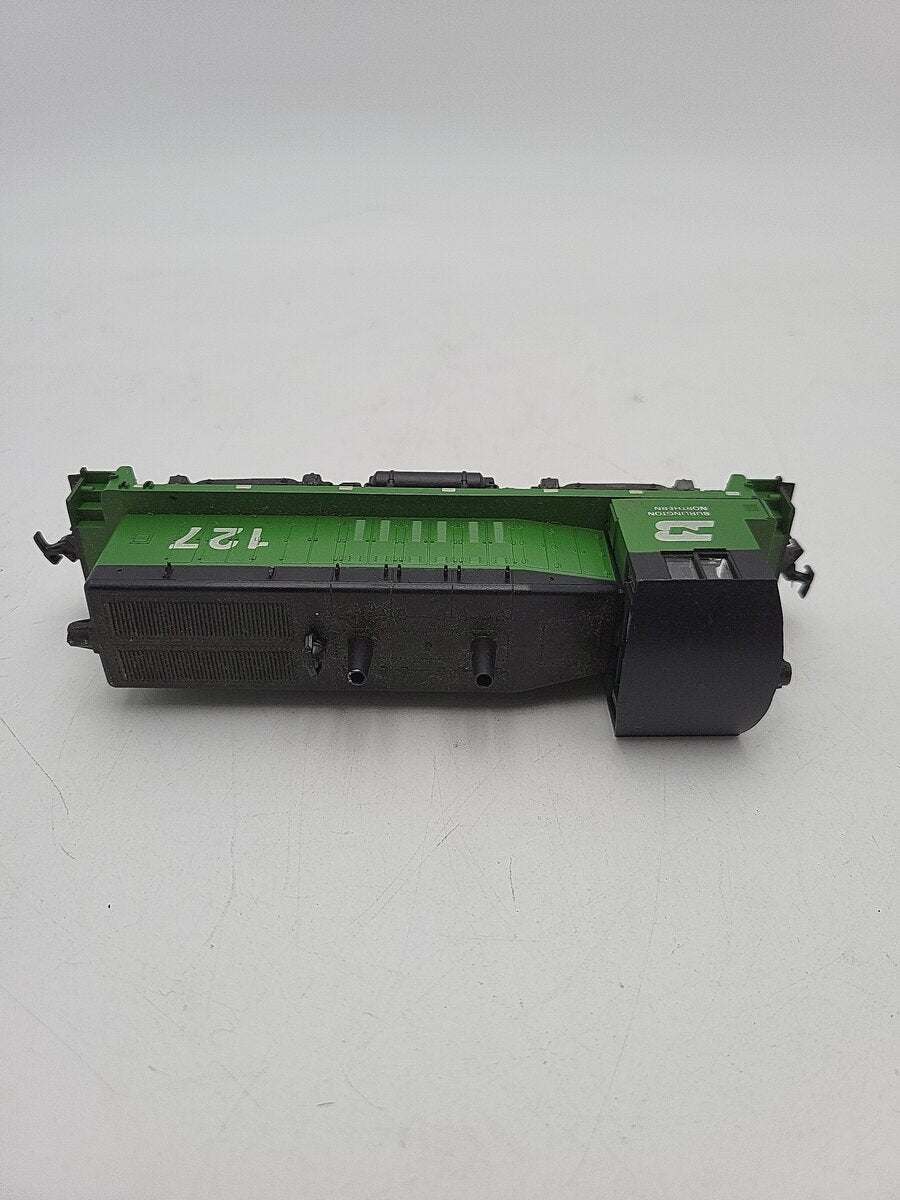 Athearn 4002 HO Burlington Northern SW1500 Diesel Switcher #127 VG